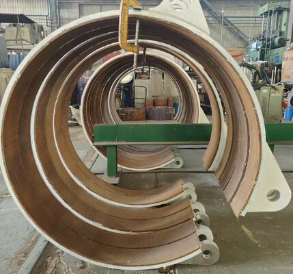 6100 BGO Бронзовая проволока неасбестоукрепленная тканевая тормозная оболочка с теплостойкостью 200°C и толщиной 5-35 мм